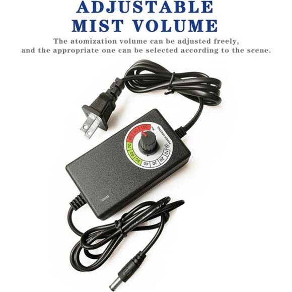 Ultrasonic Mist Maker Fogger with Mist Volume Regulator, Water Fountain Fogger - Picture 3 of 8